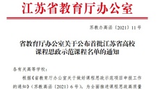 喜報：万事平台《師德築夢》課程獲省首批課程思政示範課立項